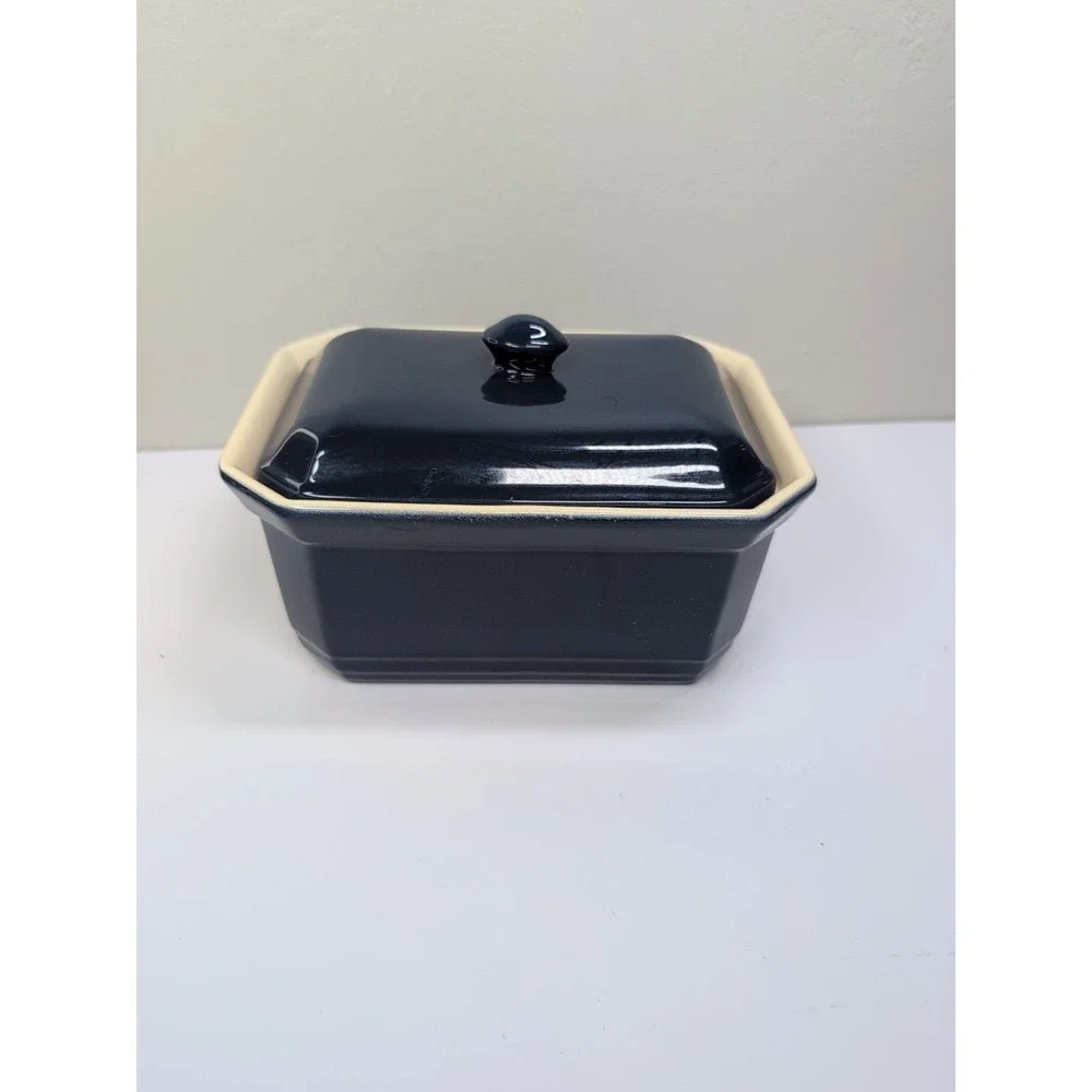 Emile Henry France 58-96 Covered‎ Casserole Dish Blue 8 X 6 